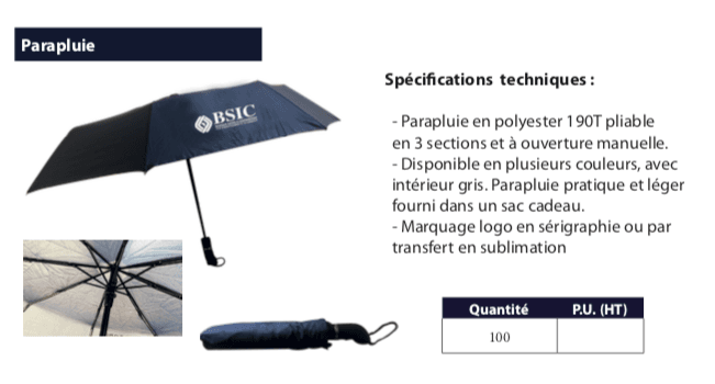 Objet publicitaire